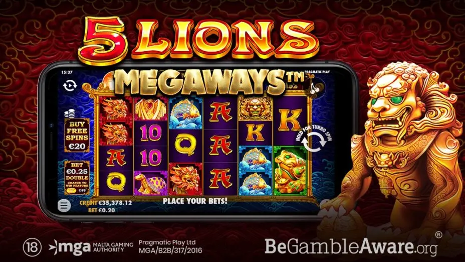 5 Lions Megaways Pragmatic Play Vodds