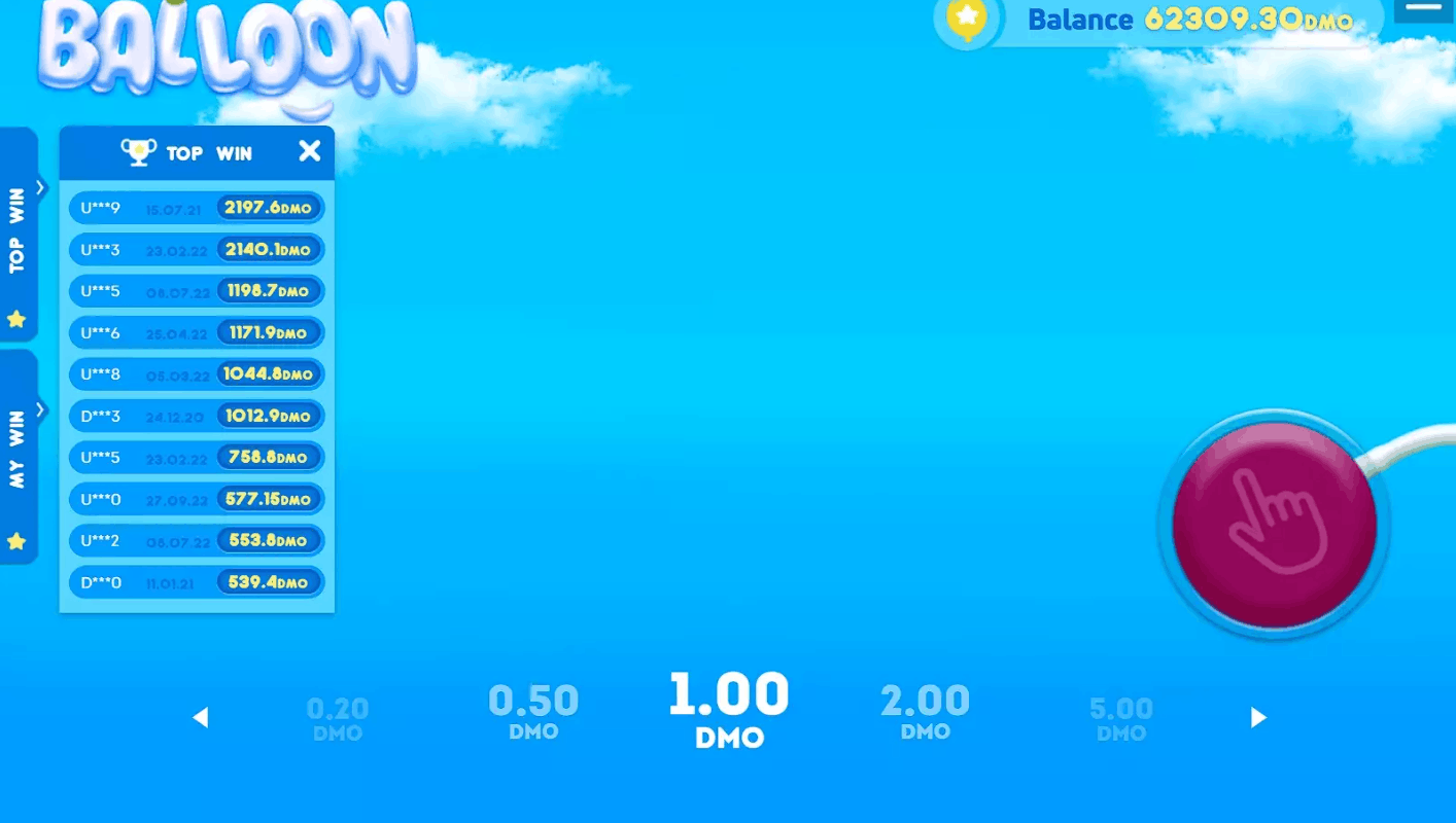 Balloon crash game SmartSoft Gaming Vodds