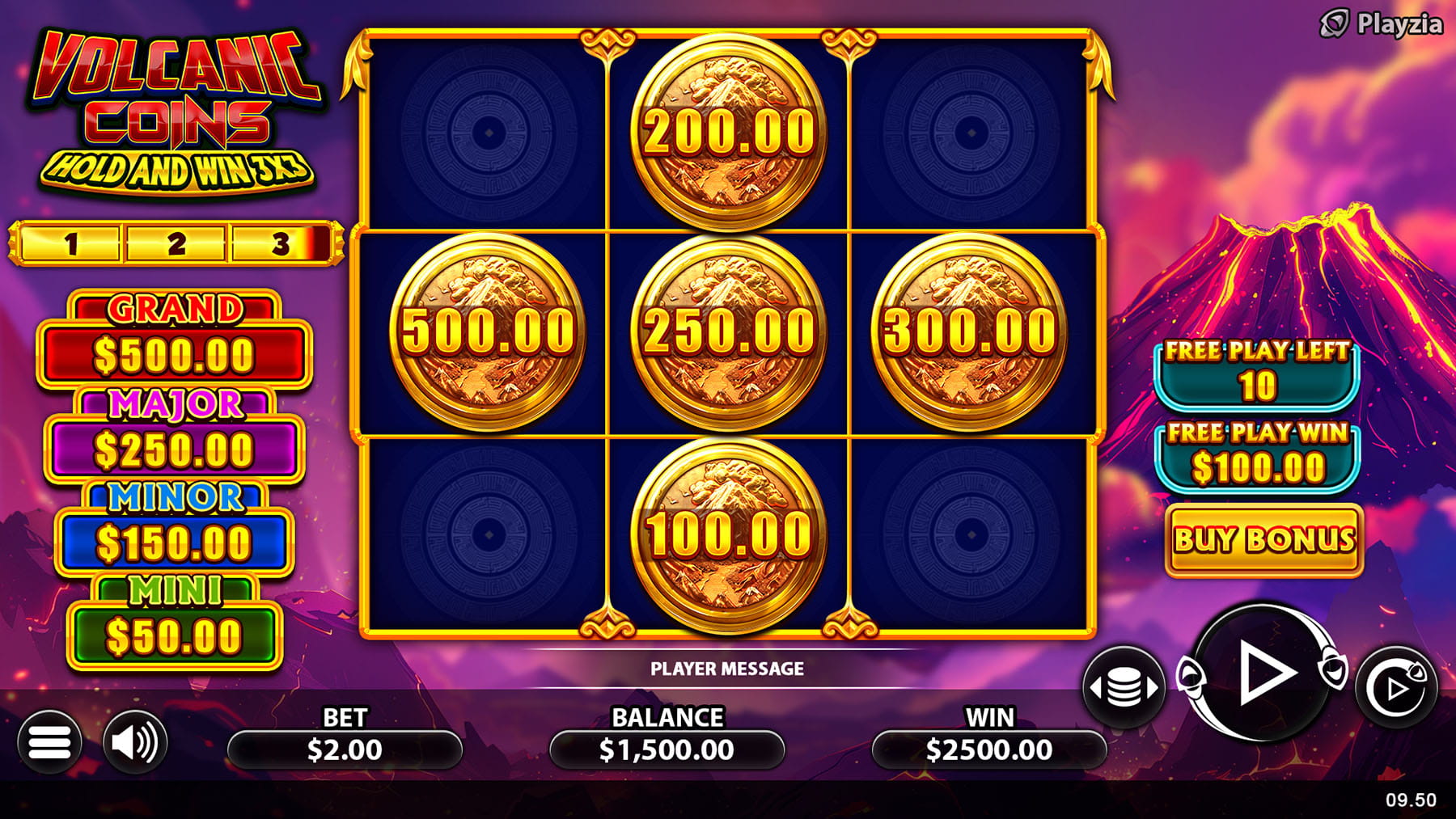 Coin Volcano slot Hacksaw Gaming Vodds