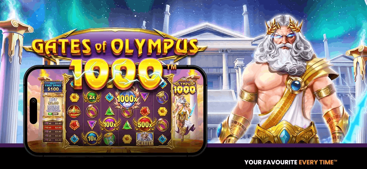 Gates of Olympus 1000 Pragmatic Play Vodds