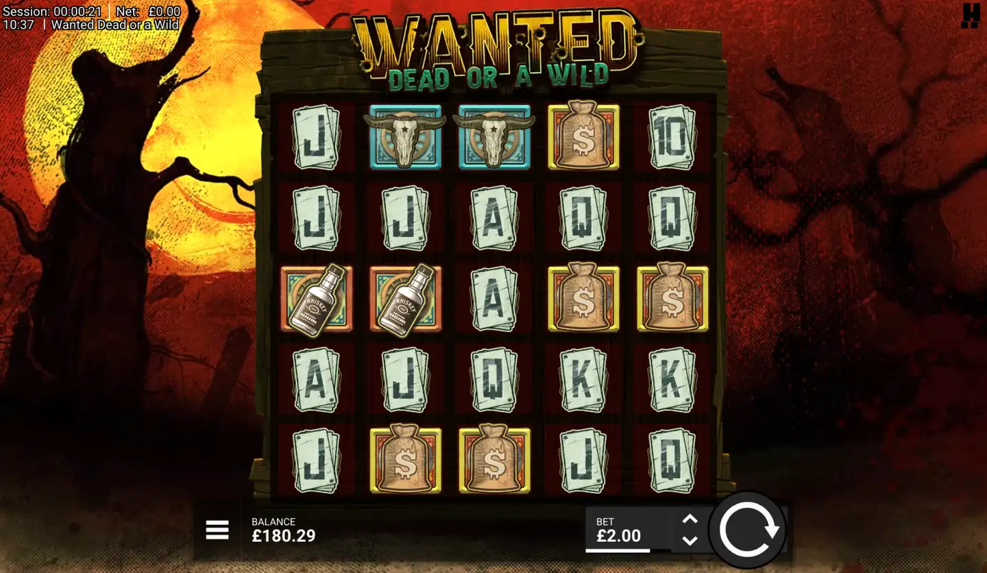 Wanted Dead or a Wild slot Hacksaw Gaming Vodds