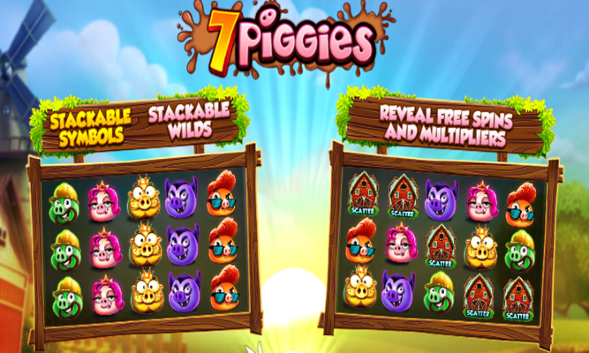 7 Piggies gameplay &mdash; cerditos, casas y lobo en parrilla cl&aacute;sica