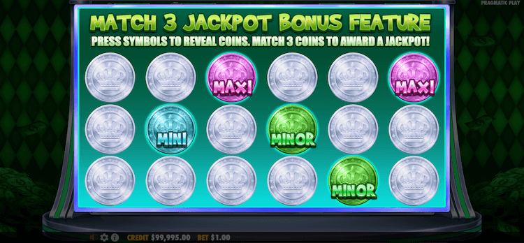 Joker's Jewels Cash gameplay &mdash; monedas cash con Wild Joker recolector