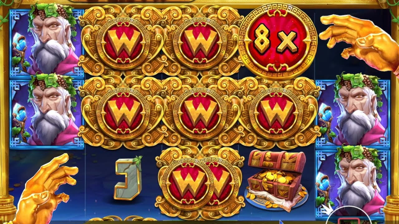 The Hand of Midas gameplay &mdash; rey Midas tocando símbolos